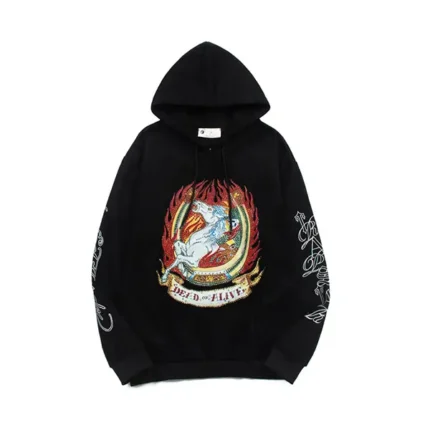 Ed Hardy Dead Black Trapstar Hoodie