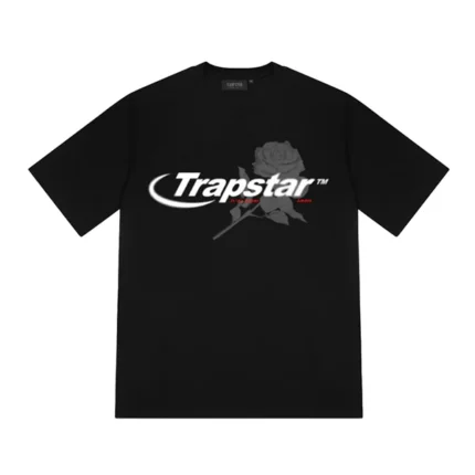 Trapstar Black Rose T Shirt