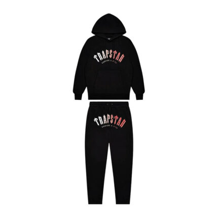 Trapstar Irongate Arch It’s A Secret Hooded Gel Black Tracksuit