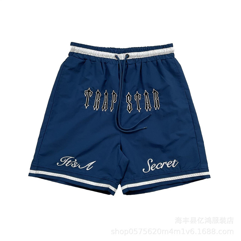 Trapstar-Its-A-Secret-Shorts-Blue Trapstar It’s A Secret Shorts Blue